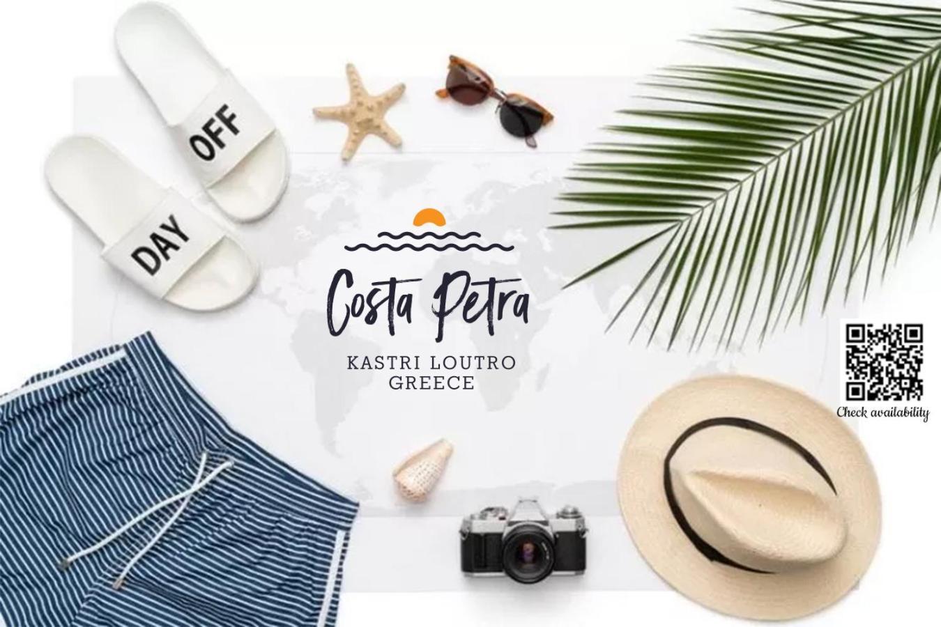 Costa Petra - Luxury Seaside Cottage With Garden - Vacation House For Families In Greece Néa Meságkala Esterno foto